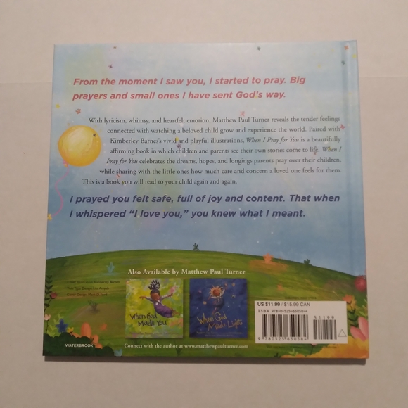 π Children's Religious Book When I Pray For You By Matthew Paul Turner EUC - Picture 4 of 4